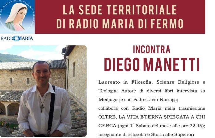 La Sede territoriale di Radio Maria incontra Diego Manetti