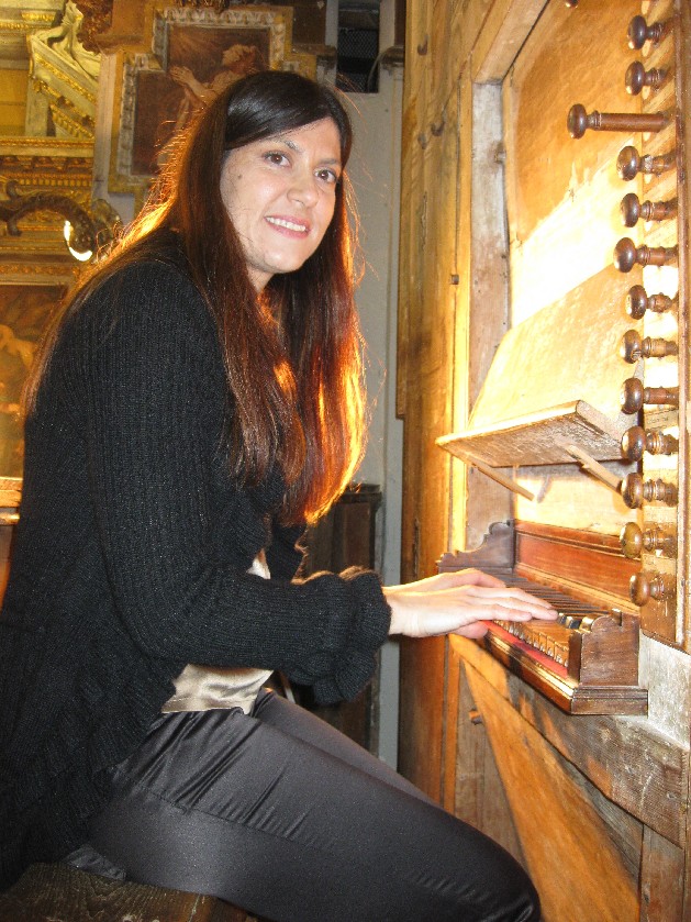 L'organista Fabiola Frontalini