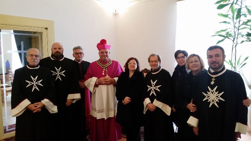 L'Arcivescovo nominato Cappellano Gran Croce dell'Ordine di Malta