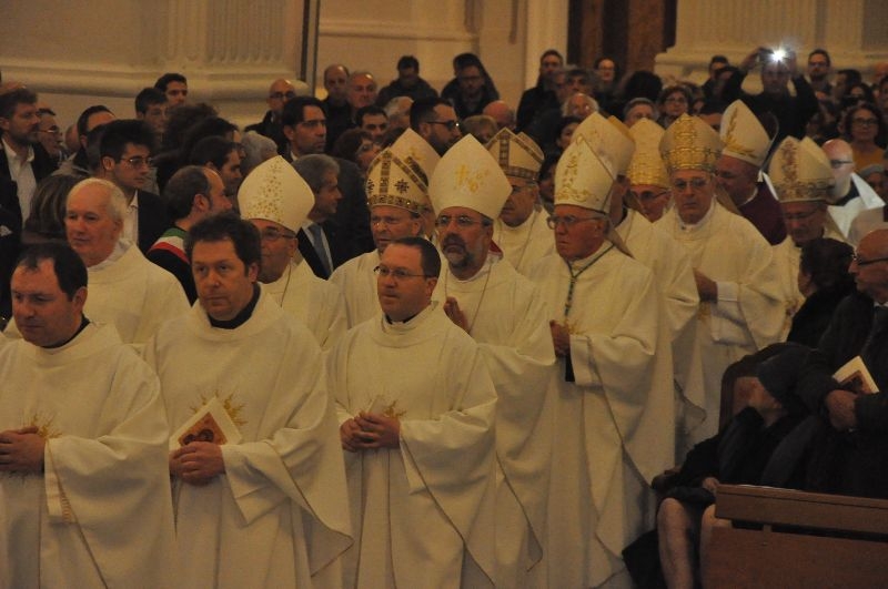I Vescovi marchigiani accolgono Mons. Rocco Pennacchio