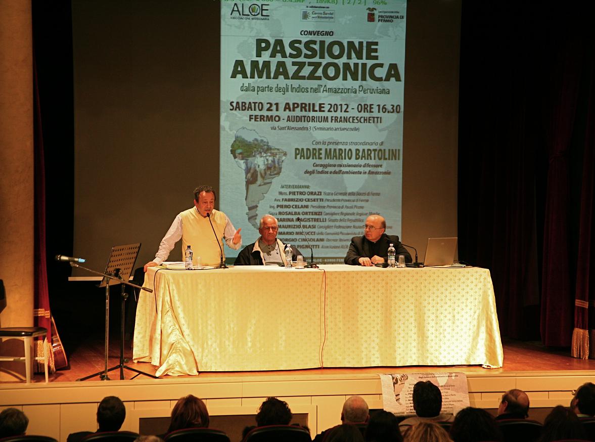 Il missionario passionista padre Mario Bartolini ha portato parole piene di energia e speranza cristiana ad un convegno a lui dedicato