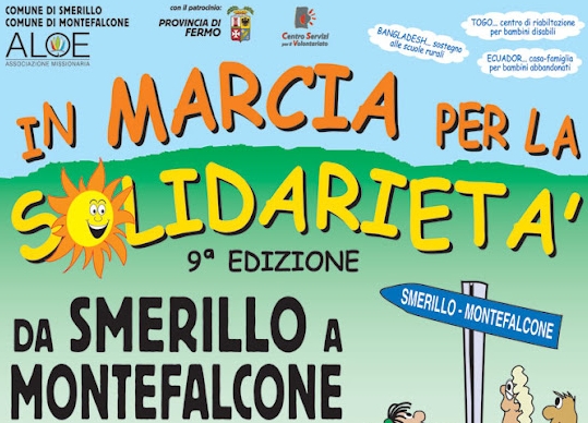 In marcia per la solidarietà da Smerillo a Montefalcone