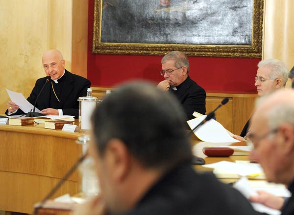 Proseguono i lavori del Consiglio Permanente della CEI