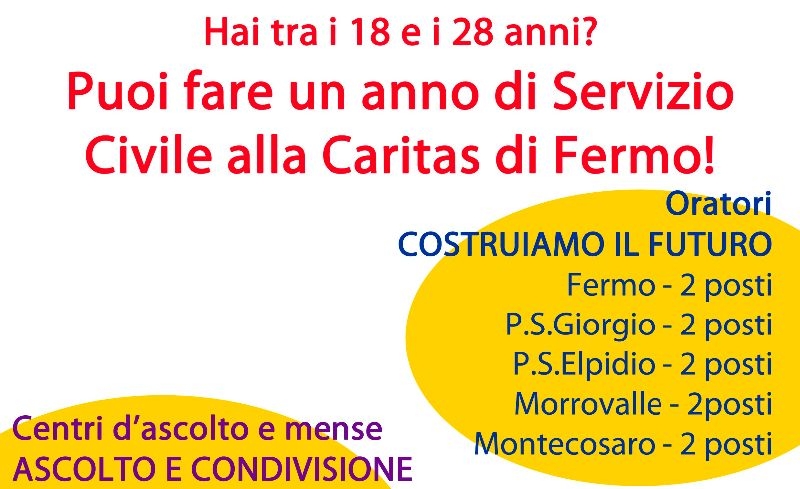 Un anno di Servizio Civile in Caritas