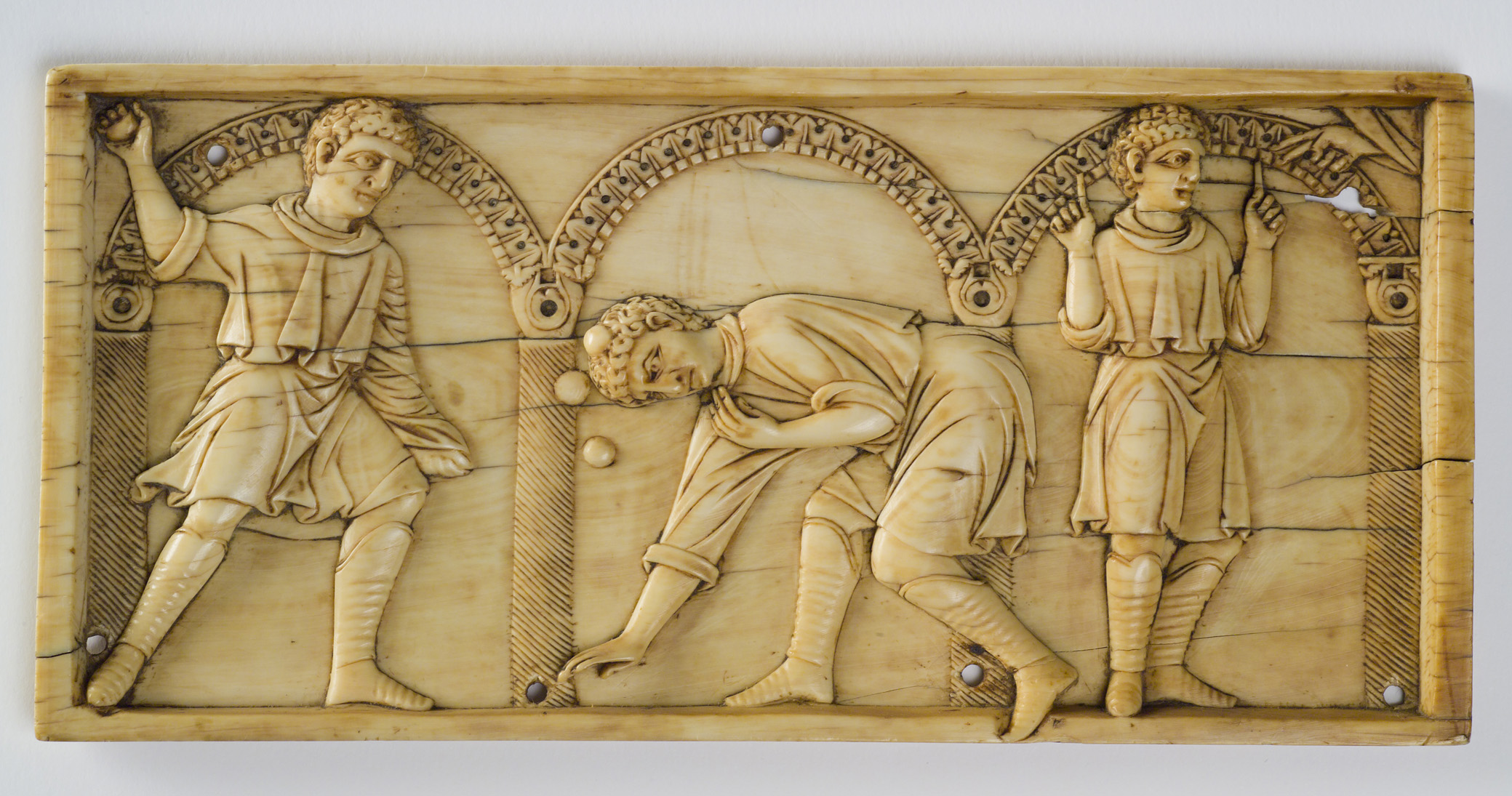 Formella con Uccisione di Abele (XII secolo - Biblioteca e Musei Oliveriani di Pesaro)