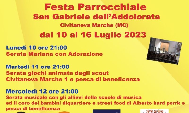 Festa di San Gabriele a Civitanova