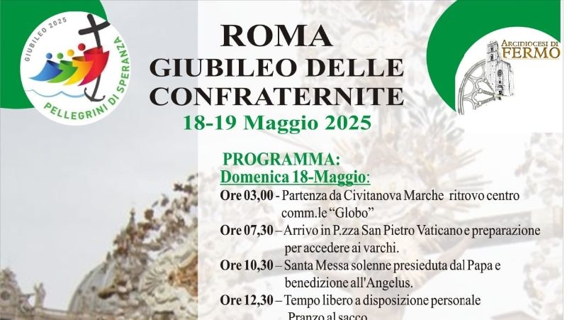 18-19 Maggio - Giubileo delle Confraternite a Roma