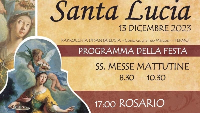 13 dicembre: Festa nella Parrocchia di Santa Lucia di Fermo