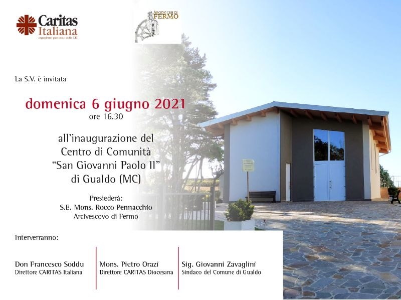 Anche Gualdo ha il suo Centro di Comunità