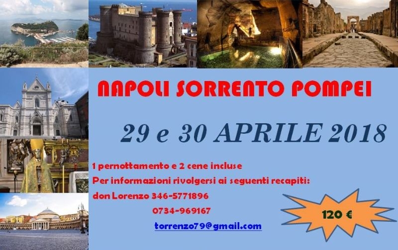 Due giorni a Napoli il 29 e 30 Aprile