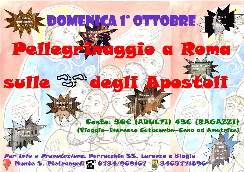 Sulle orme degli apostoli