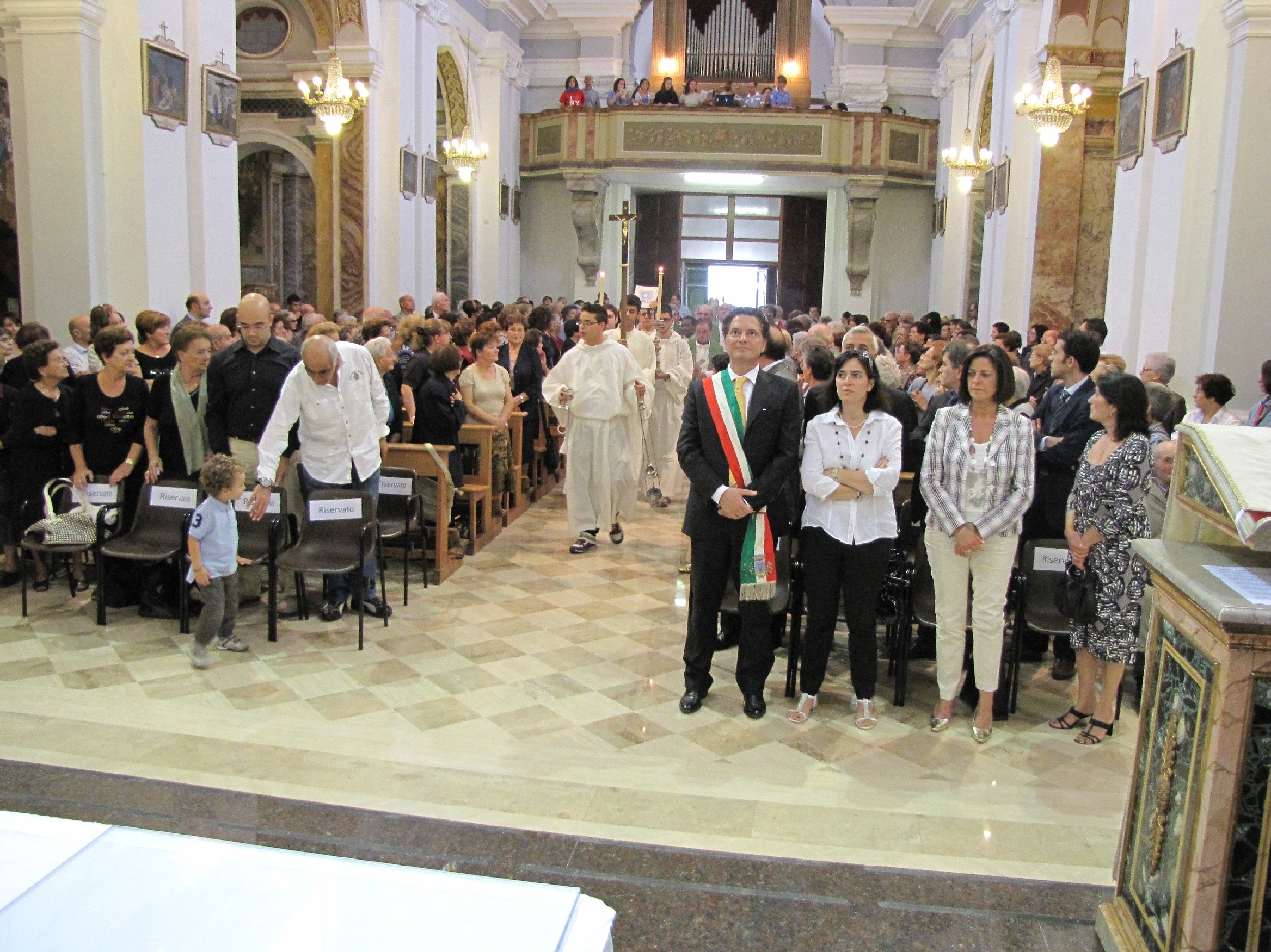 18 Settembre 2010 - Solenne riapertura della Chiesa parrocchiale di San Gregorio a Mogliano