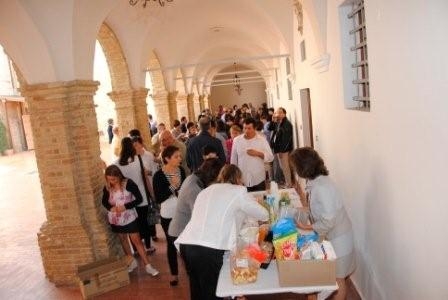 Il momento conclusivo dell'incontro: un aperitivo insieme