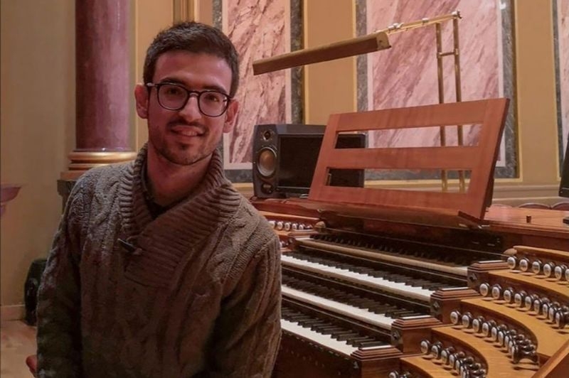 Per la Rassegna Organistica del Fermano a Montecosaro originale “doppio concerto” del giovane Colasurdo