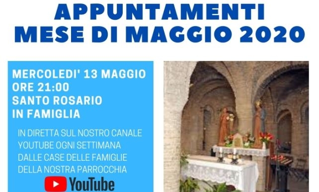 Il mese di Maggio nella parrocchia SS.Annunziata di Montecosaro scalo