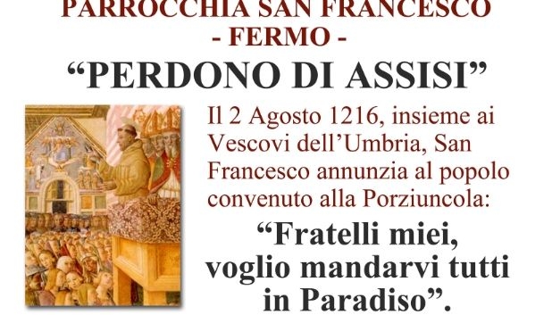Il Perdono di Assisi nella parrocchia San francesco di Fermo