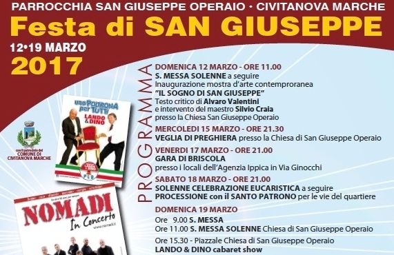 12-19 Marzo: Festa di San Giuseppe