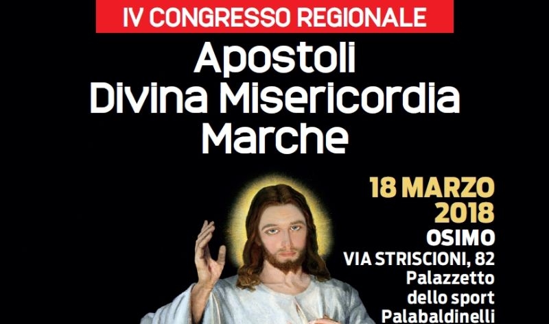 Domenica 18 Marzo il Congresso degli Apostoli della Divina Misericordia