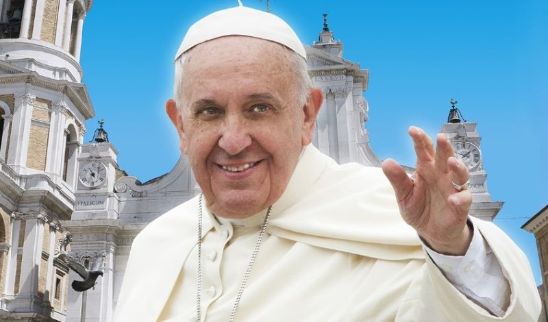 Papa Francesco pellegrino a Loreto