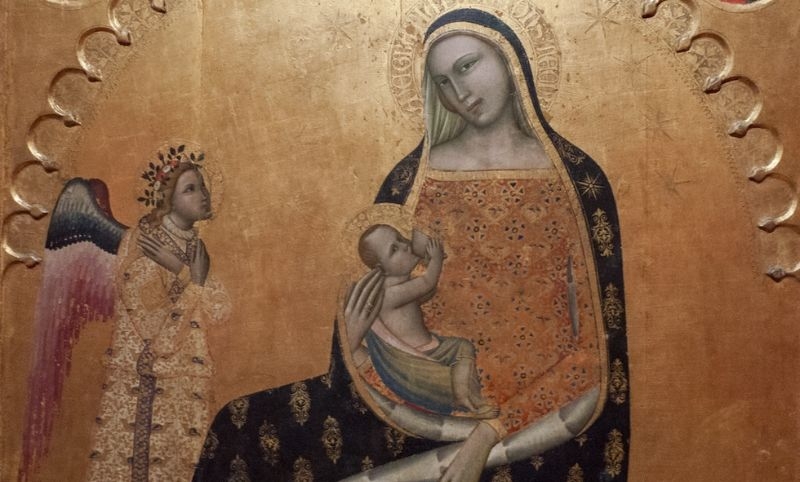 La Madonna dell'Umiltà di Francescuccio Ghissi temporaneamente esposta nel Museo Diocesano