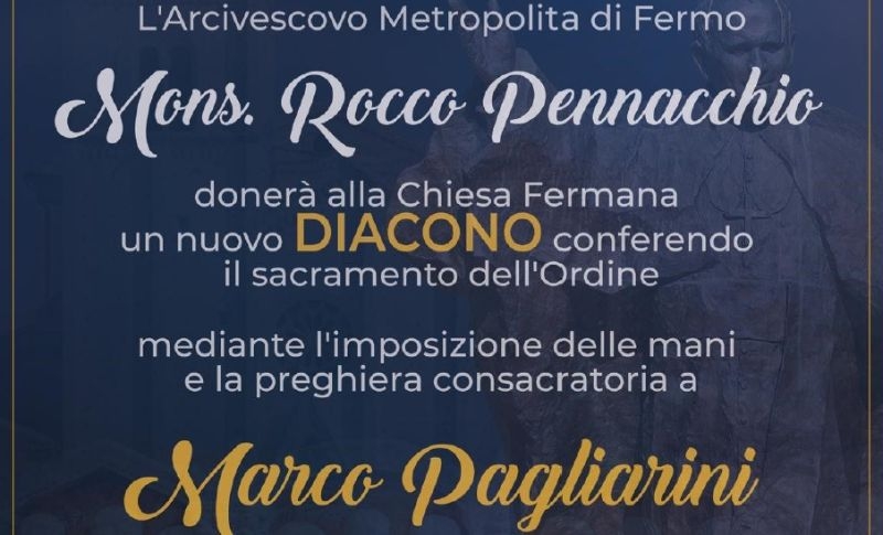 Ordinazione diaconale di Marco Pagliarini
