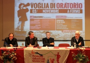 Tanti gli interventi nel convegno del 3 e 4 Novembre organizzato dal Forum degli Oratori Marchigiani, in collaborazione con l'Istituto Teologico Marchigiano e il Coordinamento Oratori Fermani