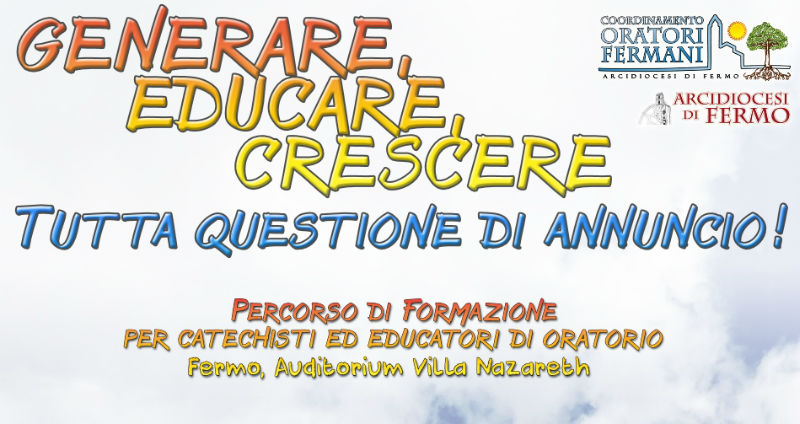 Generare, educare, crescere: è disponibile il materiale della formazione