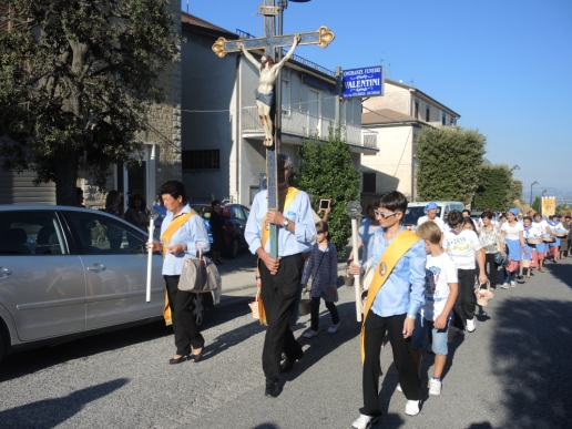 Si è svolta a Penna San Giovanni la XII edizione della rievocazione di un antico gesto di devozione e ringraziamento per l'abbondanza del raccolto