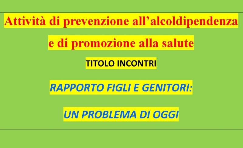 Rapporto figli e genitori: un problema di oggi