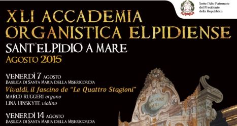 Sant'Elpidio a Mare presenta la XLI Accademia Organistica