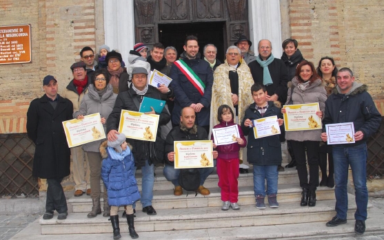 20 Gennaio 2013 - Premiato a Sant'Elpidio a Mare il più bel "Presepe in Famiglia"