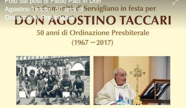 La comunità di Servigliano in festa per don Agostino Taccari