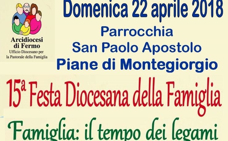 Il 22 Aprile la Festa della Famiglia