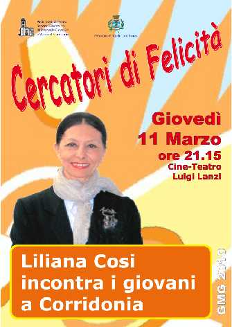 Liliana Cosi incontra i giovani