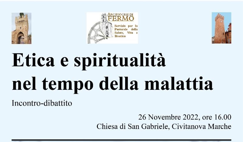 Etica e spiritualità nel tempo della malattia