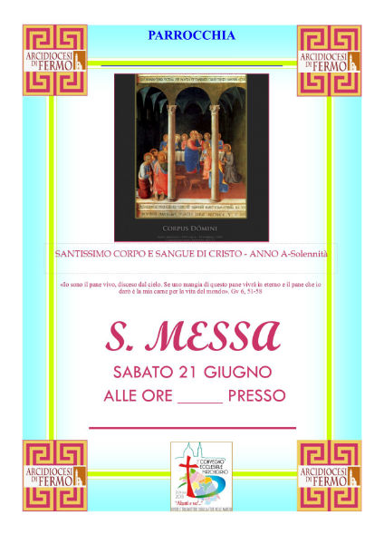 Un servizio per essere informati sulle Sante Messe celebrate nelle località turistiche