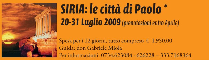 Siria: le città di Paolo