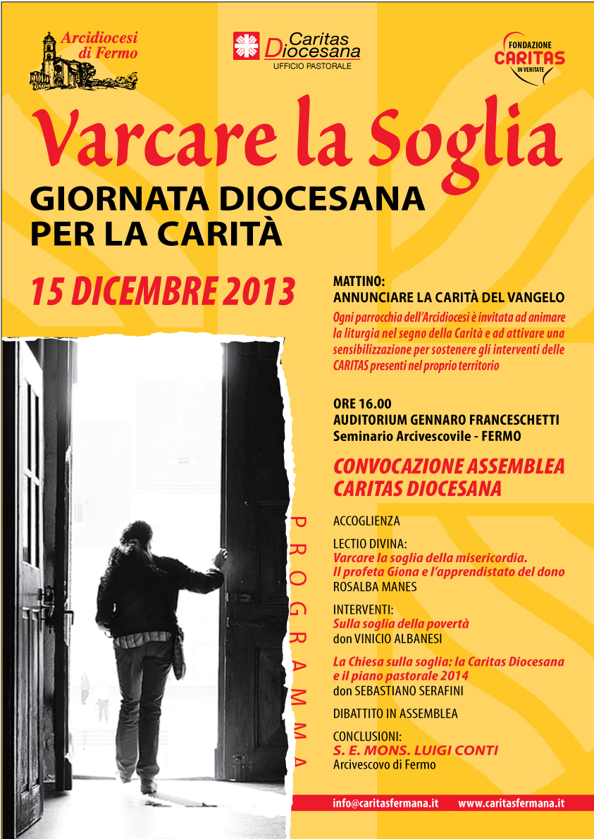 15 Dicembre 2013 - "Varcare la soglia" - Giornata Diocesana della Carità